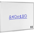 Geëmailleerd magnetisch whiteboard vk 240x120cm