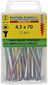 Rotadrill 1039946 - universeelschroef vktx vz 4.5x70mm (23) | 6 stuks