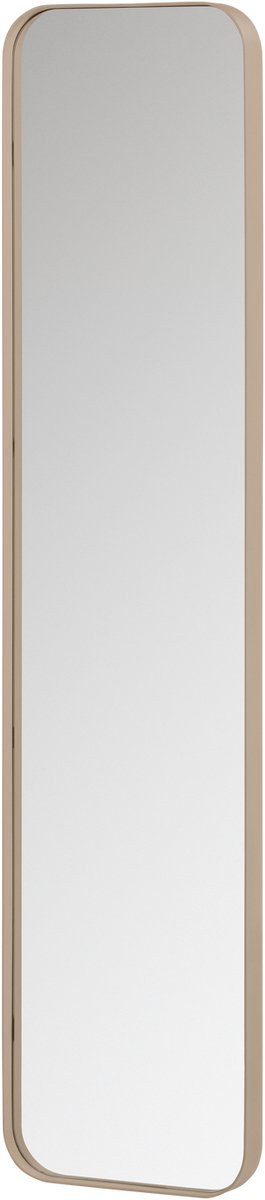 Woood doutzen spiegel - metaal - zand - 170x40x5