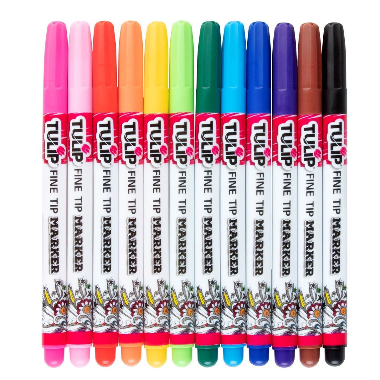 Tulpe • Textilmarker Regenbogen 12St.