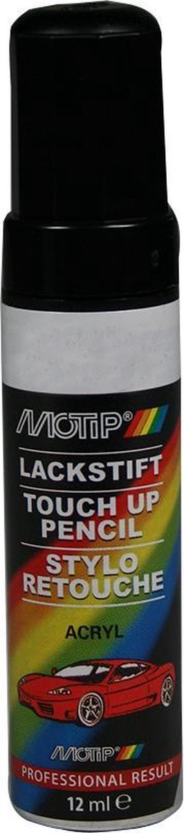 Motip Lackstift kompakter Acryl-Autolack Schwarz (946860) – 12 ml.