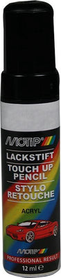 Motip Lackstift kompakter Acryl-Autolack Schwarz (946860) – 12 ml.