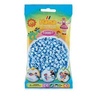 Hama Bügelperlen Eisblau Pastell – 1000 Stück