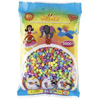 Hama Bügelperlen 3000 Stück Pastell