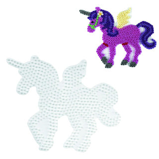 Hama Bügelperlen Einhorn Grundplatte