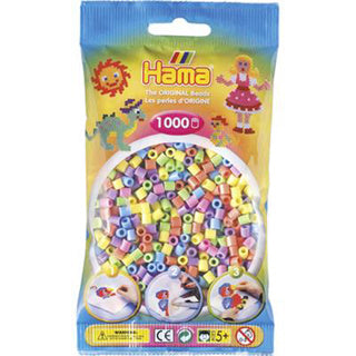 Hama bügeln Perlen Pastellfarben 1000 Stücke