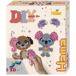 Hama Bügelperlen 2500 Stück 3D Tiersalon | 2 Stk