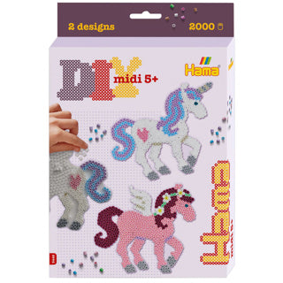 Hama Spielzeug Fantasiepferde 2000 Bügelperlen