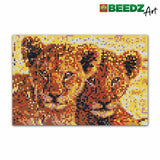 Ses Creative Beedz Art Bügelperlen Löwenbabys 30x45,5 cm 7000 Stück