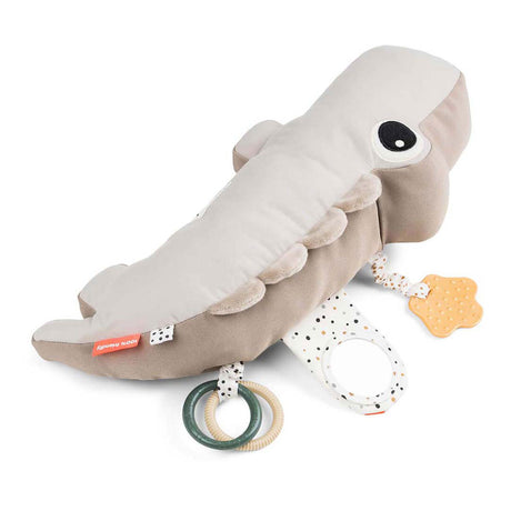 Done by Deer Tummy Time Spielzeug in Kroko-Beige