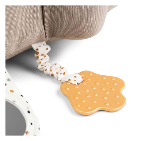 Done by Deer Tummy Time Spielzeug in Kroko-Beige