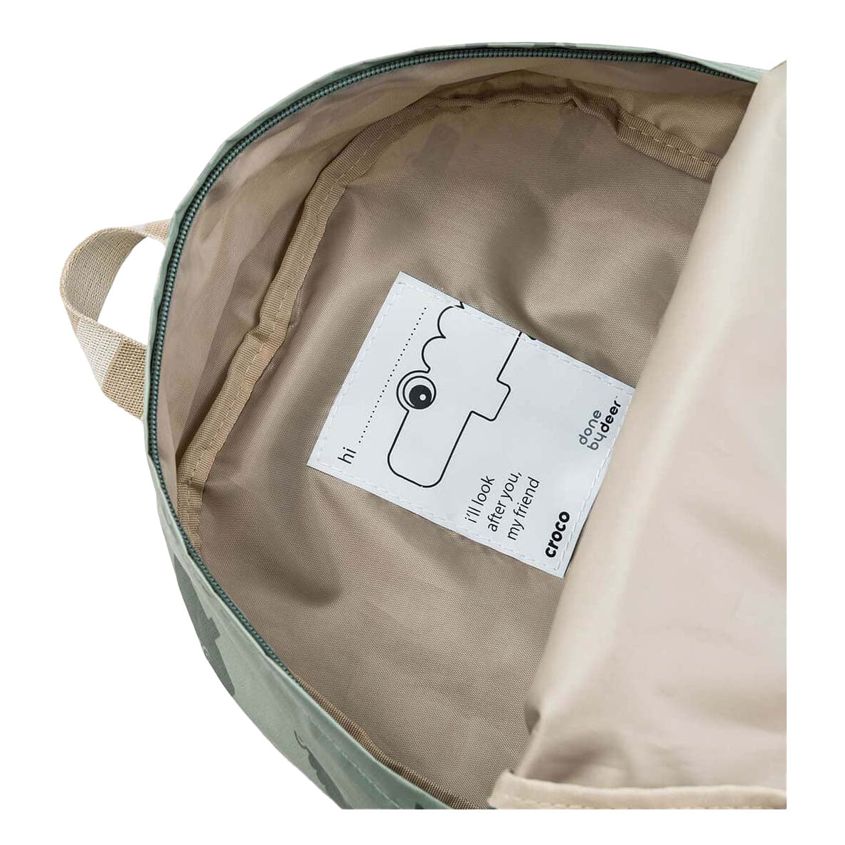 Done by Deer Kinderrucksack Krokogrün 5 l