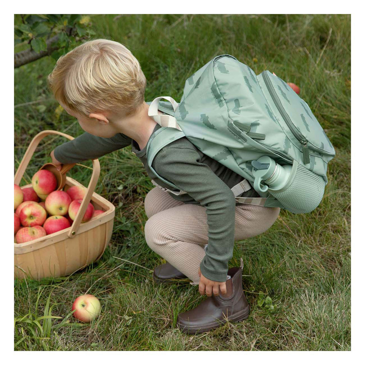 Done by Deer Kinderrucksack Krokogrün 5 l
