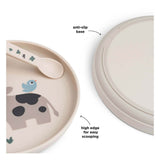 Done by Deer Kinderteller Small Farm Beige