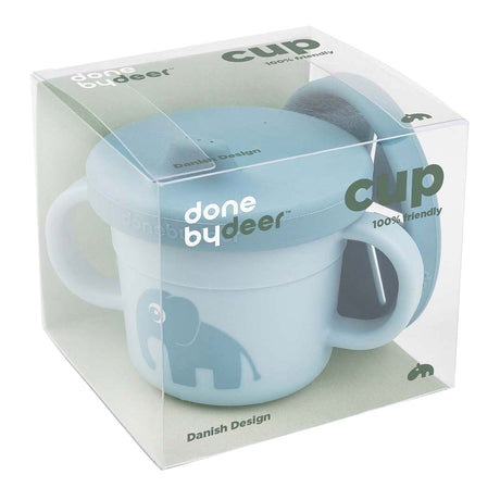 Done by Deer Schnabelbecher Elpheeblau, 215 ml