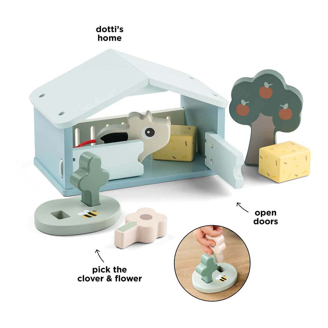 Done by Deer Tiny Farm Holzspielset Dotti