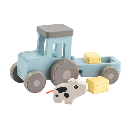 Done by Deer Tiny Farm Holztraktor Dotti Blue