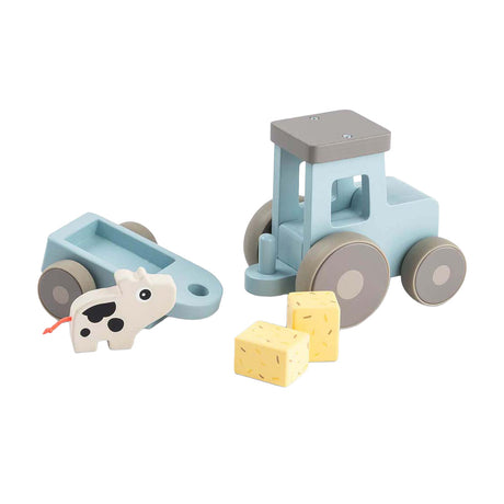 Done by Deer Tiny Farm Holztraktor Dotti Blue