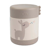 Getan von Hirschen, isolierte Futternapf-Feier – beige