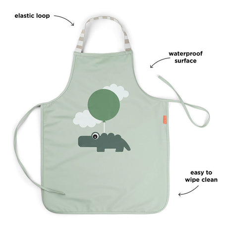 Done by deer waterdicht kinderschort happy clouds - groen