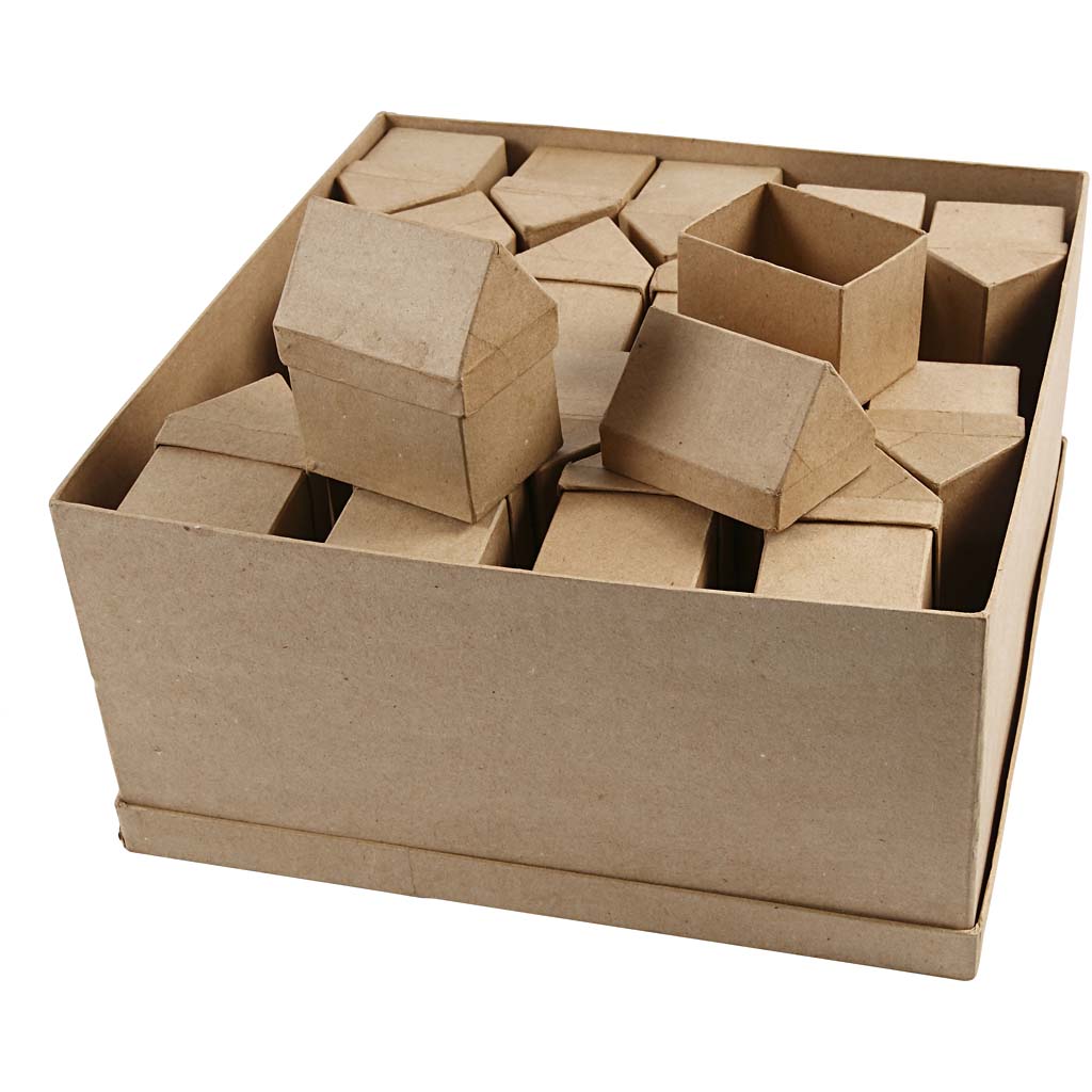 Creativ Company Storage Boxes House Paper Maché, 40..