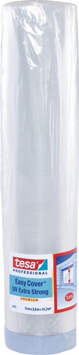 Tesa easy cover folie uv extra strong - 12 meter x 2,60 meter