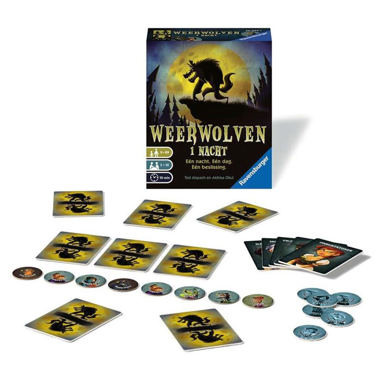 Ravensburger Werwölfe 1 Nacht – Taschenspiel | 2 Stk