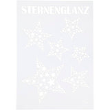 Viva decor flexible Schablone, Sterne, A4, Blatt 210x297 mm, 1 Stück