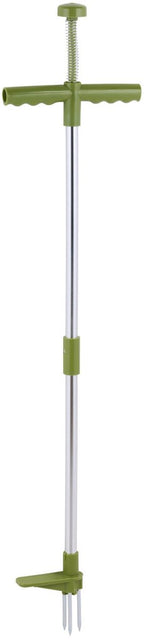 Kinzo Unkrautstecher – Unkrautentferner mit langem Griff – 100 cm – mit 3 Metallzähnen