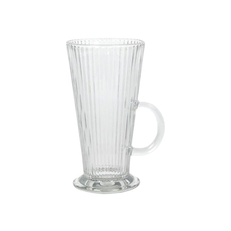 Imperial Küchen Latte Macchiato Glas Linien Ø7,5x14,2cm