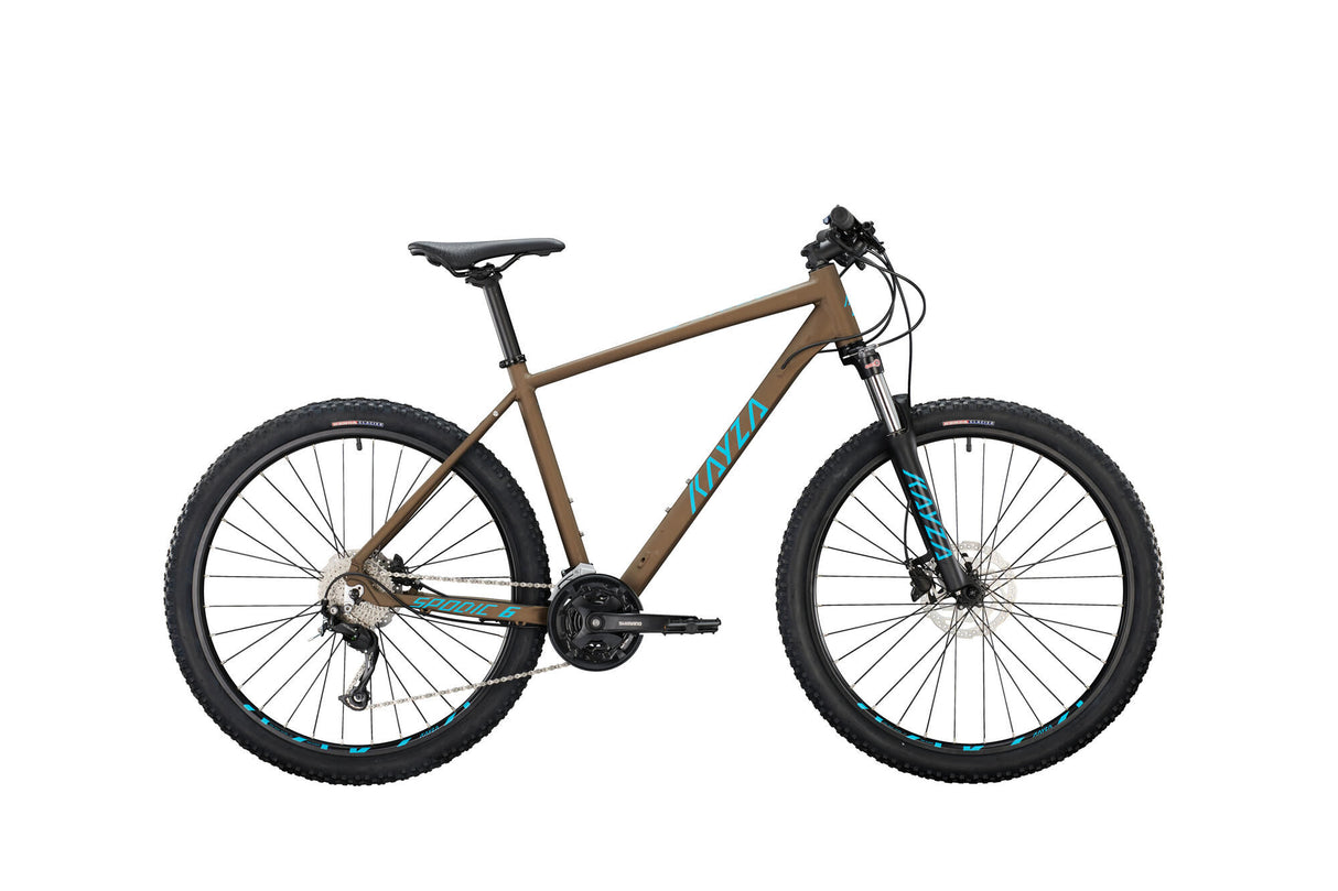 Kayza MTB-Hardtail Spodic 6 Mod. 22 Fahrrad Spod.6 27,5 46 Hardtail 27sp braun blau