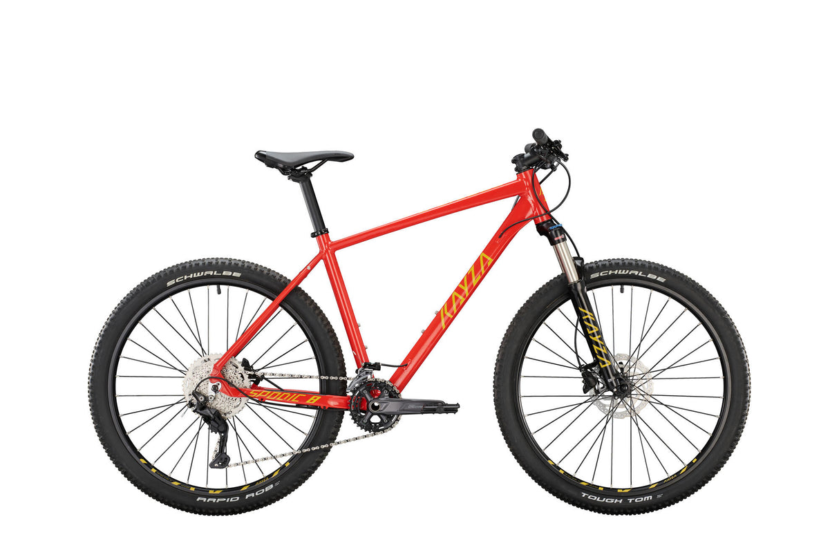 Kayza MTB-Hardtail Spodic 8 Mod. 22 Fahrrad Spod.8 27,5 46 Hardtail 20sp rot gelb