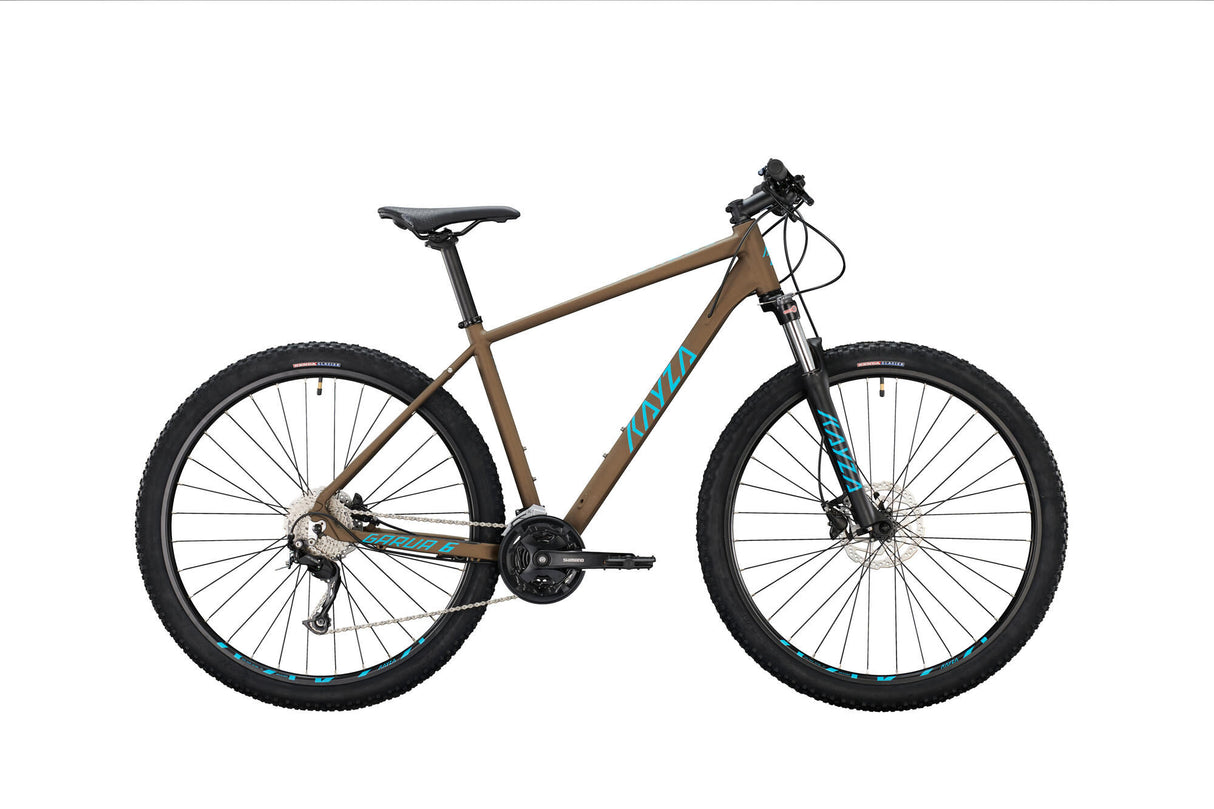 Kayza MTB-Hardtail Garua 6 Mod. 22 Fahrrad Garua 6 29 56 Hardtail 27sp braun blau