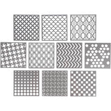 Creativ-Firmenvorlage, Größe 15x15 cm, Stärke 0,31 mm, 10 Blatt 1 Box