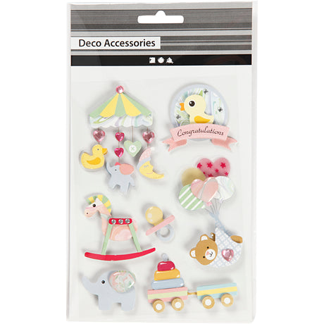 Kreativunternehmen https: www.cchobby.nl 3d-stickers-baby-h-25-70-mm-b-20-55-mm-thickness-7-mm-8-piece-1-box