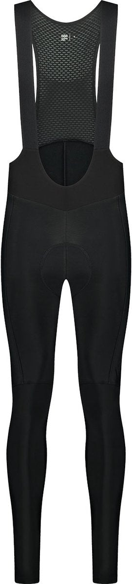 Bbb cycling thermal essence lange fietsbroek heren met zeem en bretels - thermo wielrenbroek - fiets broek winter - zwart - maat xxxl - bbw-441 xxxl