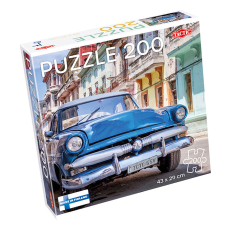 Taktisches Puzzle -Vintage -Auto in Havanna, 200st.