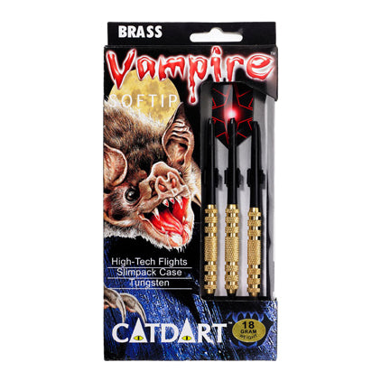 Bex Sunsport Dartset Vampire – Freizeitdartpfeile – Softspitze – Komplettset für den Heimgebrauch – Präzisionsspiel – ab 8 Jahren – 18 Gramm