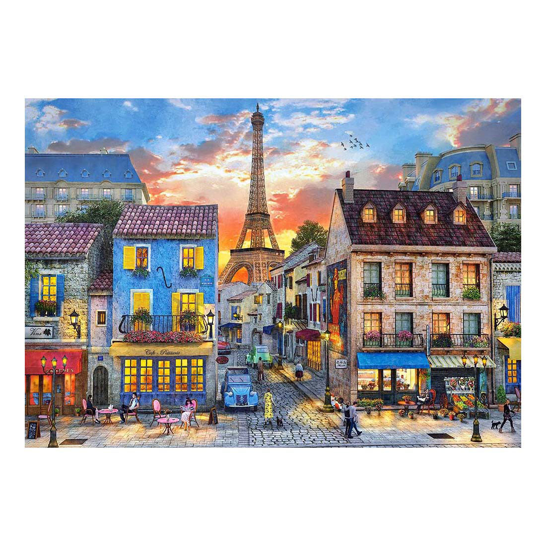 Selecta Castorland-Puzzle „Straßen von Paris“, 500 Teile.