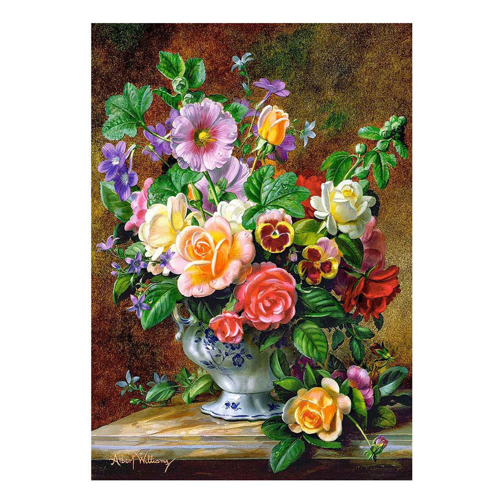 Selecta Castorland Puzzle Blumen in einer Vase, 500 Teile.