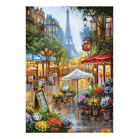 Castorland Frühlingsblumen Paris – Puzzle – 1.000 Teile – Satin-Finish – perfekte Passform – europäische Qualität