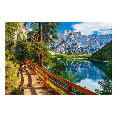 Selecta Castorland Puzzle Pragser Wildsee Italien, 1000 Teile.