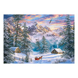 Selecta Castorland Puzzle Bergweihnacht, 1000 Teile.