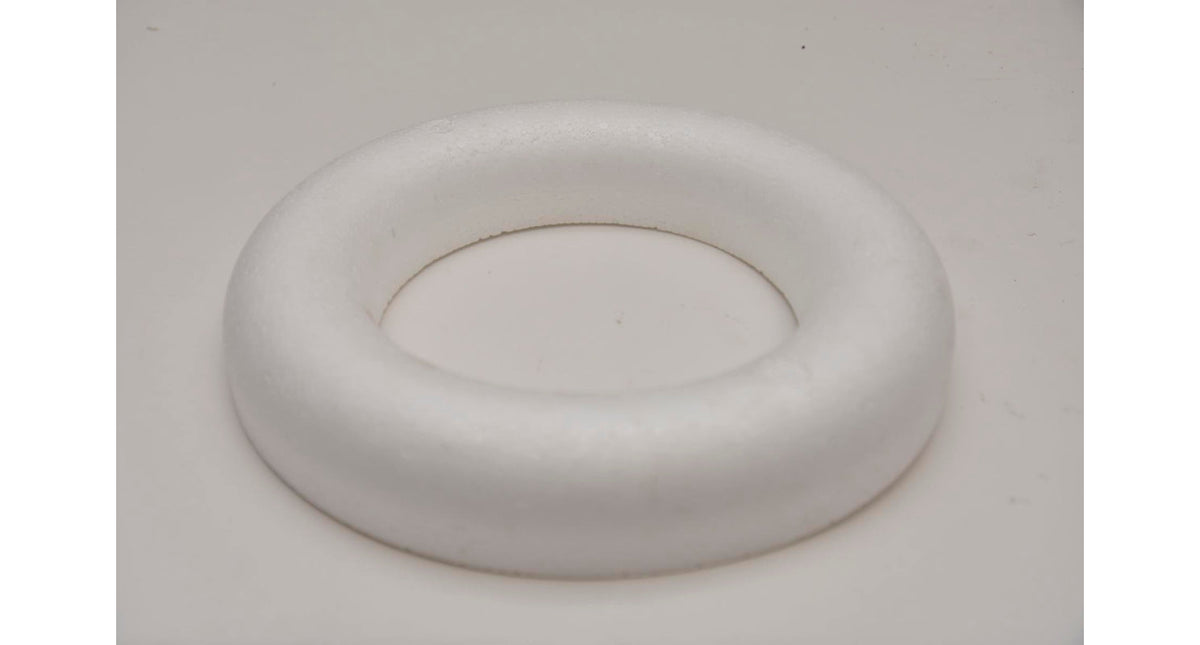 Ring ø 25 x 5 cm half rond styropor