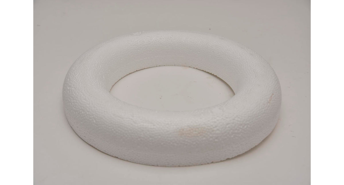 Ring ø 30 x 6 cm half rond styropor
