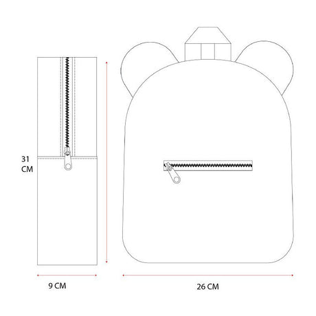 Vadobag Rucksack Fun Buddies for Life braun