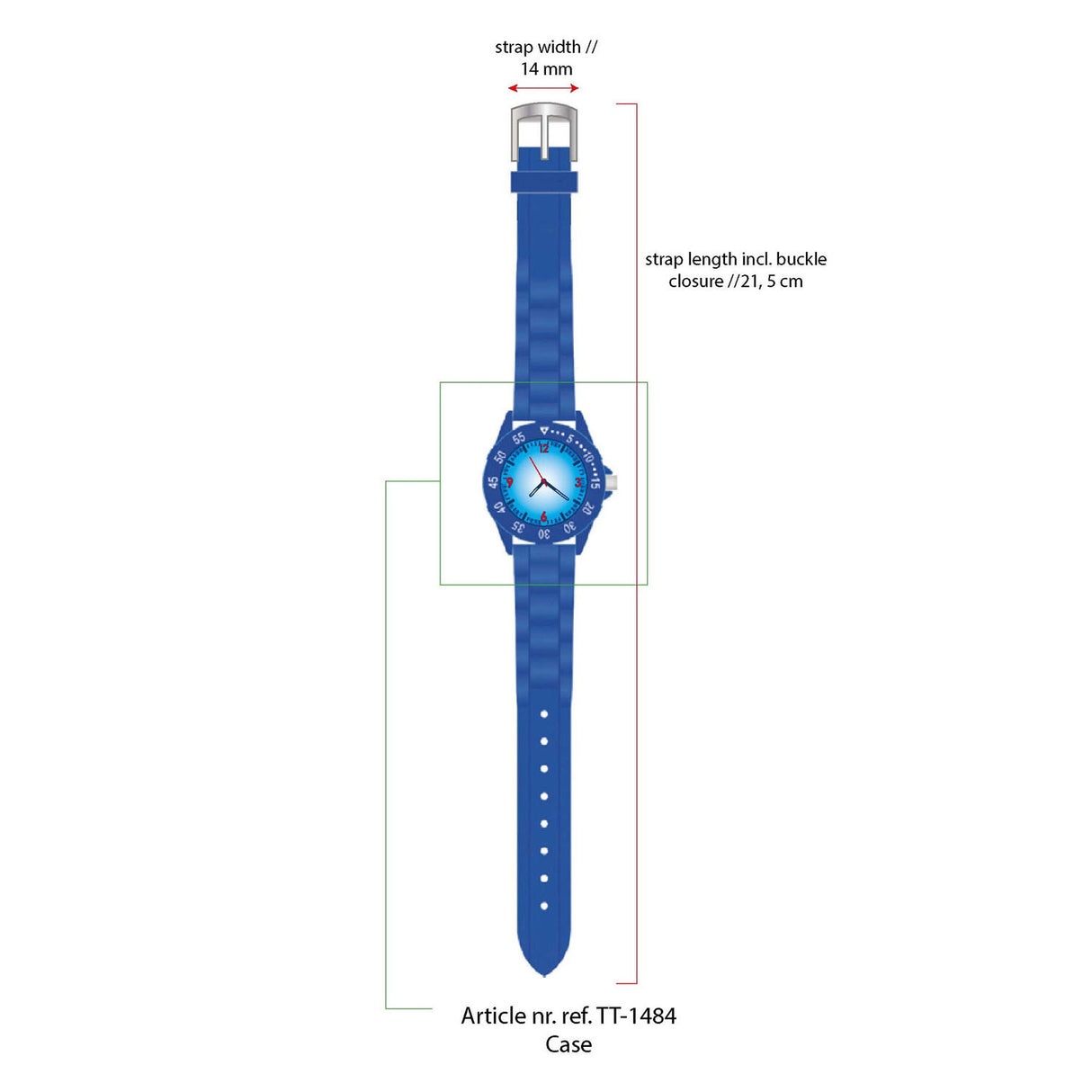 Vadobag Uhr Bluey Kids Time