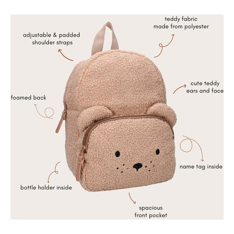 Kidzroom Rucksack Pisa Comfort Friends Teddybär