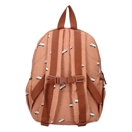 Kidzroom Rucksack Turin verzauberte Erinnerungen braunes Feuerwehrauto