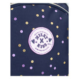 Milky Kiss Rucksack Dotted Delight Lila Gold Punkte, 3 Fächer